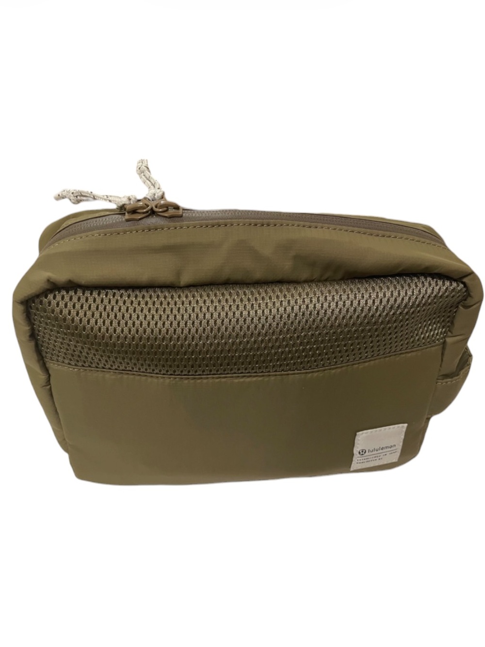 LULULEMON Patch Logo Travel Kit 5L Artifact Brown Cosmetic Toiletry Travel Bag